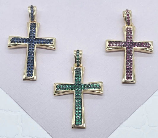 Cross Diamond Pendant Necklace