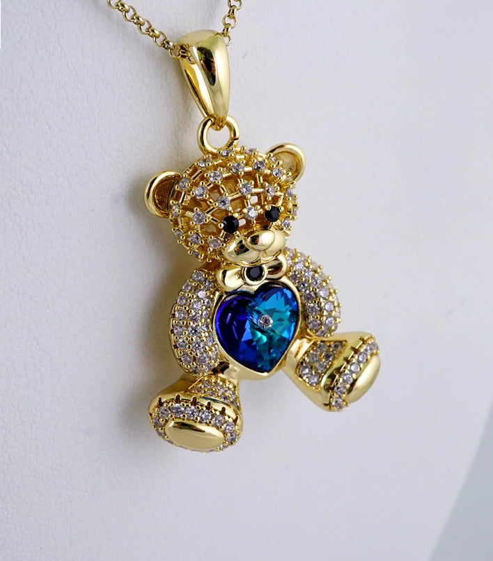 Teddy bear with diamond