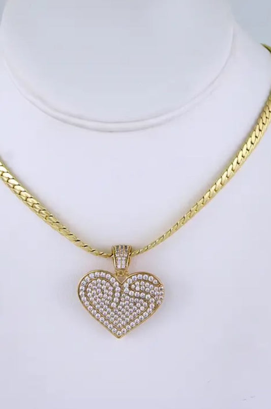 I love you chain with pendent