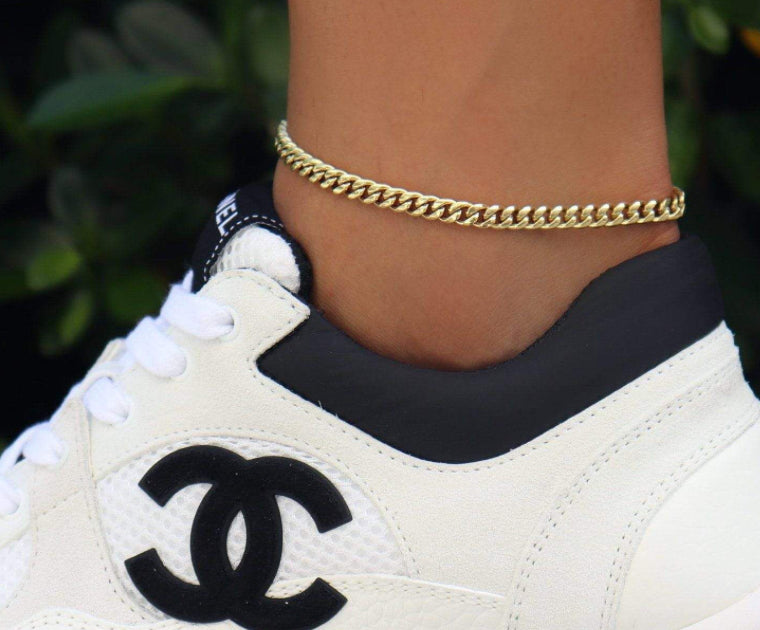 Miami Cuban link anklet